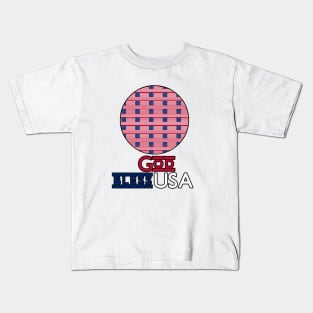 god BLESS usa Kids T-Shirt